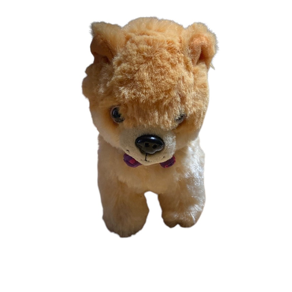 My Life As Plush Pomeranian Puppy Dog Stuffed Animal Walmart 6" Purple Bow Tie